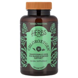 Herbs Etc. ChlorOxygen® 120 Cápsulas Softgel