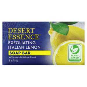 Desert Essence Sabonete Esfoliante Limão Italiano 5 oz (142g)