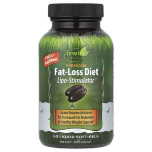 Irwin Naturals Forskolin Fat-Loss Diet 60 Cápsulas em Gel Líquidas