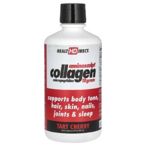Health Direct Micropeptídeos de Colágeno AminoSculpt® Cereja Azeda 18 g 887 ml (30 fl oz)