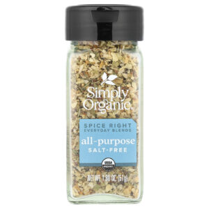 Simply Organic Spice Right Everyday Blends Sem Sal Multiuso 51 g (180 oz)