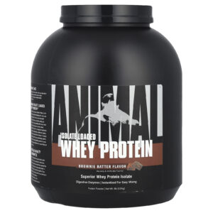 Animal Isolate Loaded Whey Protein Sabor Massa de Brownie 181 kg (4 lb)