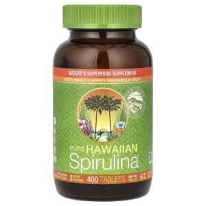 Nutrex Hawaii Pure Hawaiian Spirulina® 500 mg 400 Comprimidos