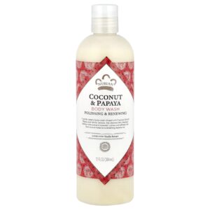 Nubian Heritage Sabonete Corporal Coco e Mamão frasco de 13 oz (384 ml)