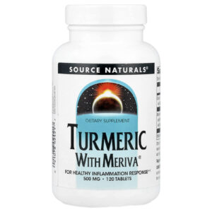 Source Naturals Cúrcuma com Meriva® 120 Comprimidos