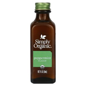 Simply Organic Sabor hortelã 59 ml (2 fl. oz)