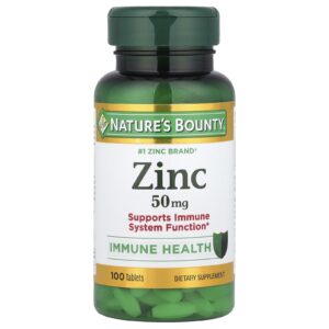 Natures Bounty Zinco 50 mg 100 comprimidos