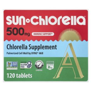 Sun Chlorella Suplemento de Chlorella 120 Comprimidos