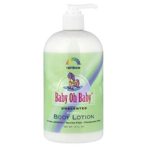 Rainbow Research Baby Oh Baby® Loção Corporal de Ervas Sem Perfume 16 fl oz