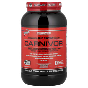 MuscleMeds Carnivor™ Isolado de Proteína Bovina Hidrolisada Sabor Chocolate 9492 g (209 lb)