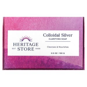 Heritage Store Sabonete Clareador de Prata Coloidal 100 g (35 oz)