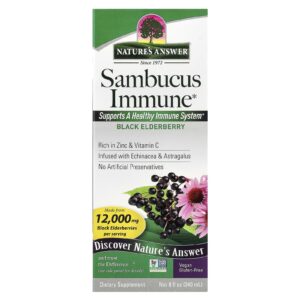 Natures Answer Sambucus Immune Sabugueiro Preto 12.000 mg 240 ml (8 fl oz)