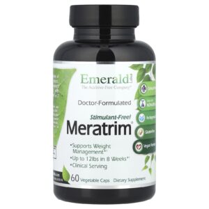 Emerald Laboratories Meratrim Sem Estimulantes 400 mg 60 Cápsulas Vegetais