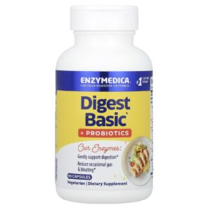 Enzymedica Digest Basic® + Probióticos 90 Cápsulas