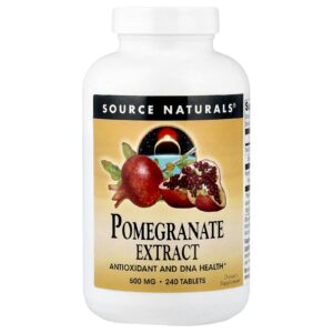 Source Naturals Extrato de Romã 500 mg 240 Comprimidos