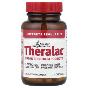 Master Supplements Theralac® Probiótico de Espectro Amplo 30 Cápsulas