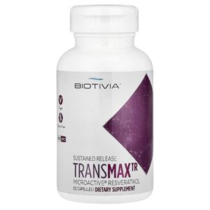 Biotivia TransmaxTR Resveratrol MicroActive® 60 Cápsulas (500 mg por Cápsula)