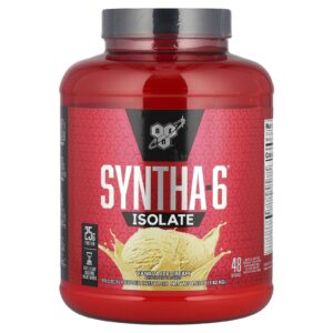 BSN Syntha-6 Isolado Mix para Bebida de Proteína em Pó Sorvete de Baunilha 402 lbs (182 kg)