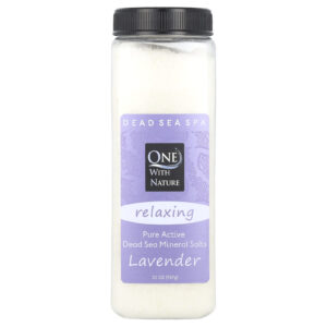 One with Nature Dead Sea Spa Sais Minerais Relaxante Lavanda 907 g (32 oz)