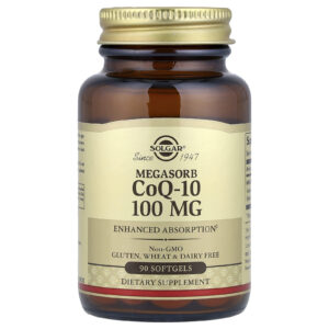 Solgar Megasorb CoQ-10 100 mg 90 Cápsulas Softgel