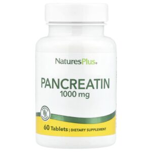 NaturesPlus Pancreatina 1.000 mg 60 Comprimidos