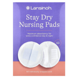Lansinoh Stay Dry 60 Absorventes Embalados Individualmente