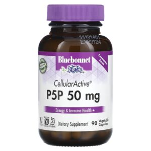 Bluebonnet Nutrition CellularActive P-5-P 50 mg 90 Cápsulas Vegetais
