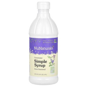 NuNaturals NuStevia Xarope Simples 16 fl oz (.47l)