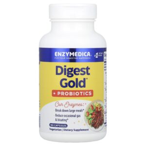 Enzymedica Digest Gold + Probióticos 180 Cápsulas