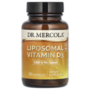 Dr. Mercola Vitamina D3 Lipossomal 125 mcg (5.000 UI) 30 Cápsulas