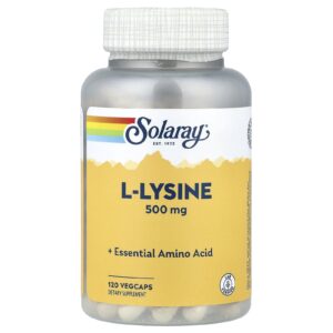 Solaray L-lisina 500 mg 120 VegCaps