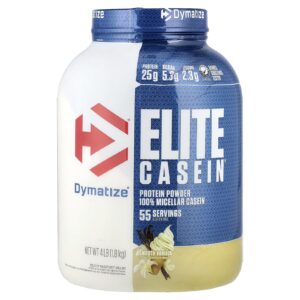 Dymatize Elite Casein® Baunilha Suave 18 kg (4 lb)