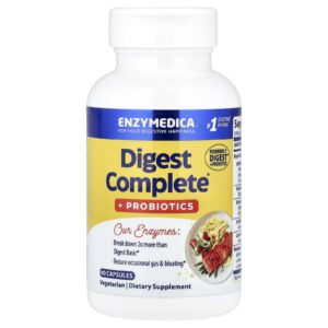 Enzymedica Digest Complete® + Probióticos 90 Cápsulas