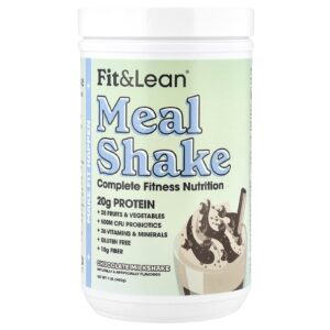 Fit & Lean Shake para Refeições Nutrição Fitness Completa Milkshake de Chocolate 450 g (1 lb)