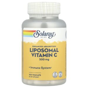 Solaray Absorção Aprimorada Vitamina C Lipossomal 100 VegCaps