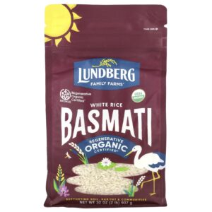 Lundberg Arroz Branco Orgânico Basmati 907 g (32 oz)