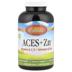 Carlson Aces + Zn 360 Cápsulas Gelatinosas