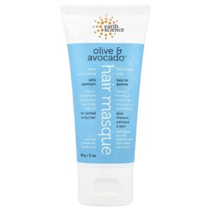 Earth Science Máscara Capilar de Condicionamento Profundo Para Cabelos Normais a Secos Olive e Avocado™ 59 g (2 oz)