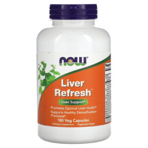 NOW Foods Liver Refresh 180 Cápsulas Vegetais