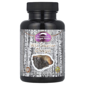 Dragon Herbs Wild Siberian Chaga™ 450 mg 100 Cápsulas