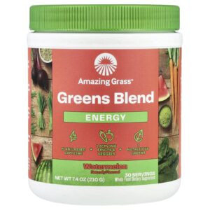 Amazing Grass Green Superfood Energia Melancia 74 oz (210 g)