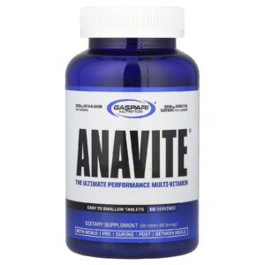 Gaspari Nutrition ANAVITE O Multivitamínico de Desempenho Ideal 180 Comprimidos