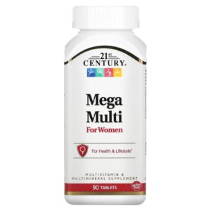 21st Century Mega Multi para Mulheres 90 Comprimidos