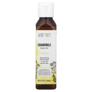 Aura Cacia Óleo Corporal de Aromaterapia Camomila 118 ml (4 fl oz)