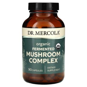 Dr. Mercola Complexo de Cogumelos Fermentados Orgânicos 90 Cápsulas