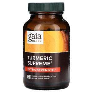 Gaia Herbs Cúrcuma Suprema 120 Fitocápsulas Líquidas Veganas