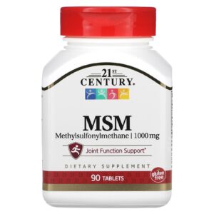 21st Century MSM 1.000 mg 90 Comprimidos