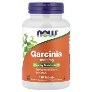 NOW Foods Garcinia 1.000 mg 120 Comprimidos