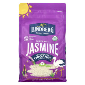 Lundberg Arroz Branco Orgânico Jasmim 907 g (32 oz)