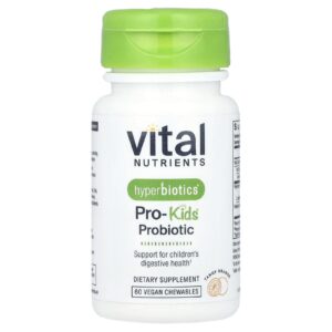 Vital Nutrients Hyperbiotics® Pro-Kids® Probiótico Sabor Laranja 60 Mastigáveis Veganos